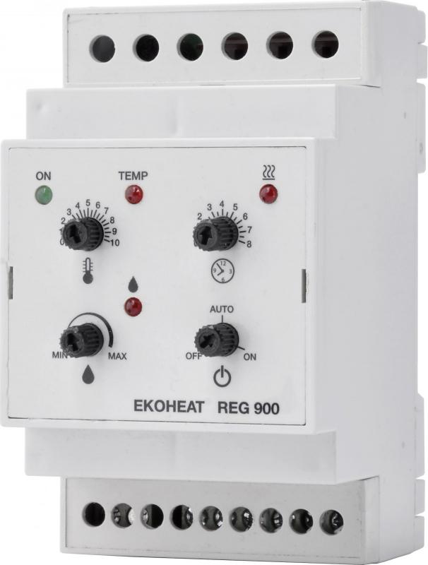 EKOHEAT REG 900 
termostat do rozvaděče, DIN, 2moduly, -5 až +5°C