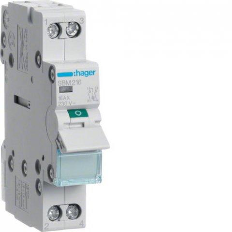 HAGER SBN132 - Vypínač 1 pól. 32A