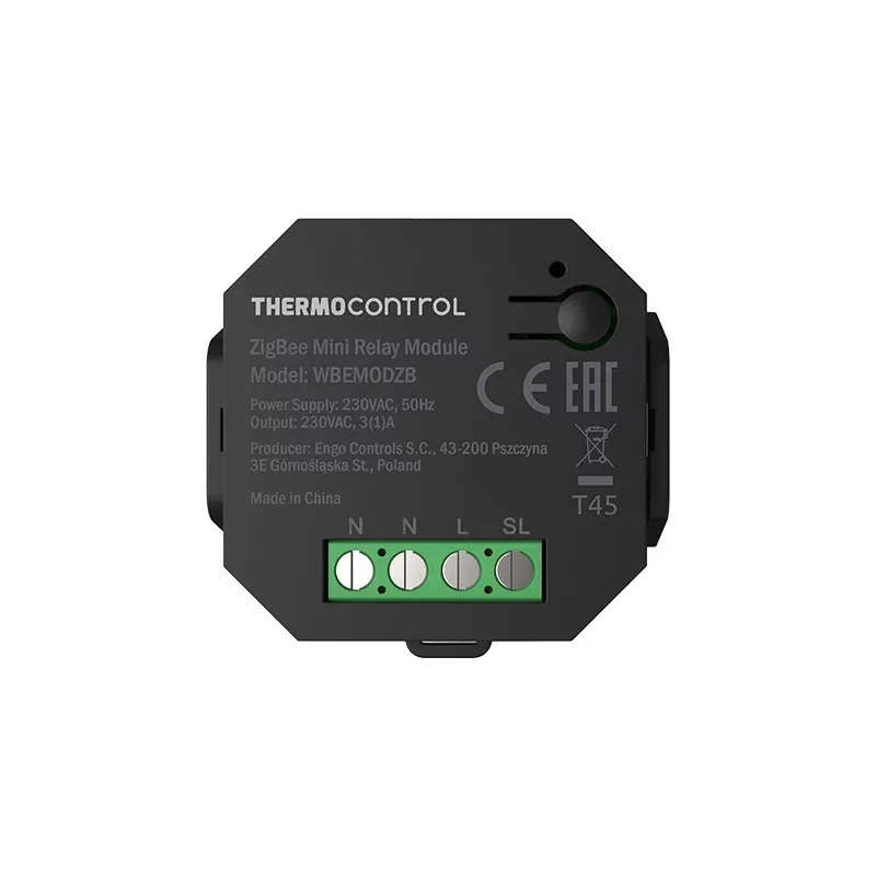 THERMO-CONTROL TC MOD700 - Reléový modul ZigBee pro centrální svorkovnici