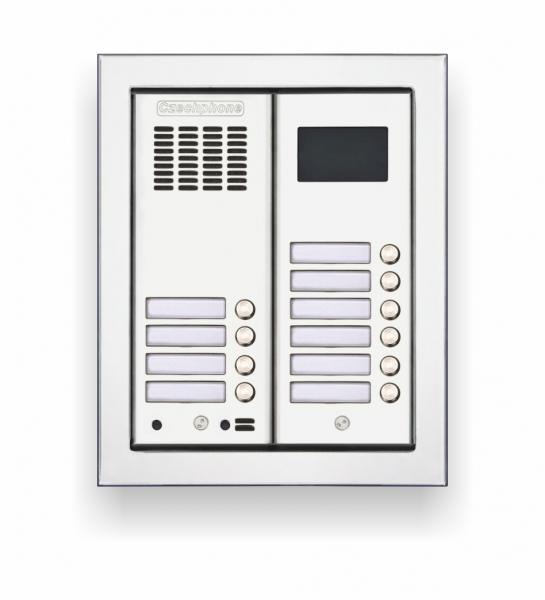 CZECHPHONE 4004005442-Zvonkové tablo DUO Standard: 10 tlačítek+RFID MIFARE(2M)-do rámu