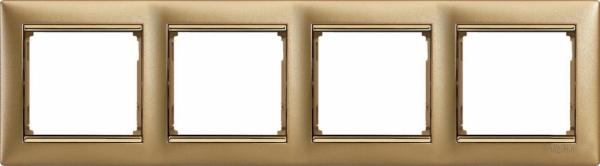 LEGRAND Valena 770304 - rámeček čtyřnás. matné zlato