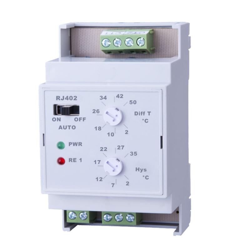 ELEKTROBOCK RJ402 - Diferenční elelektronický termostat na DIN lištu (4402)
