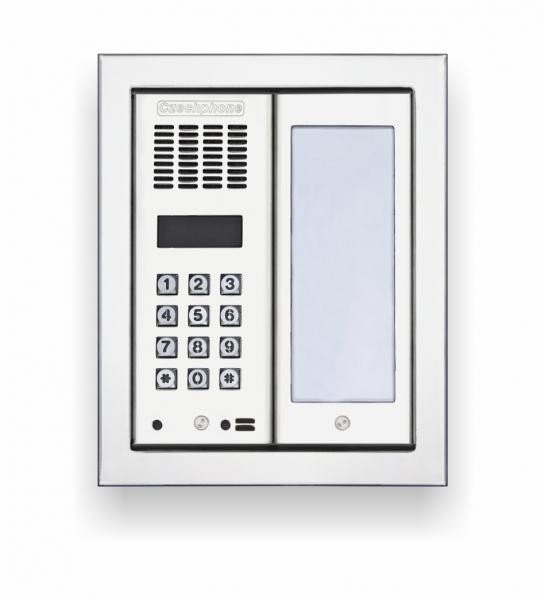 CZECHPHONE 4004005566-Zvonkové tablo DUO Standard: klávesnice až 22 jmen+RFID MIFARE(2M)-do rámu