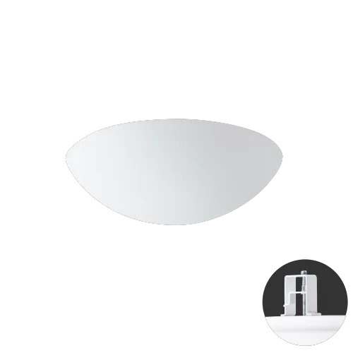 OSMONT IN-12BTV13/013 - Svítidlo vestavné pro žárovku, sklo, ř.AURA V8 (AUR55330)