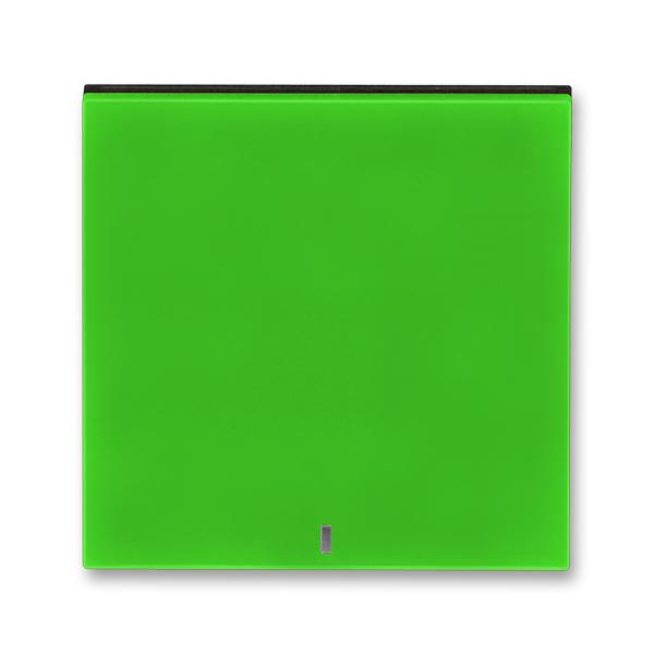 ABB Levit 3559H-A00653 67 Kryt jednoduchý, průzor čirý, zelená/kouřová černá