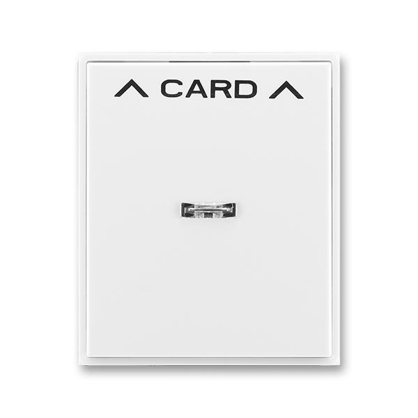 ABB Element 3559E-A00700 03 Kryt sp. kartového, průzor, bílá/bílá
