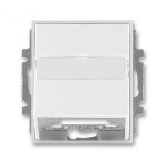 ABB Element 5014E-A00100 01 Kryt zásuvky komunikační, popis pole, bílá/ledově bílá
